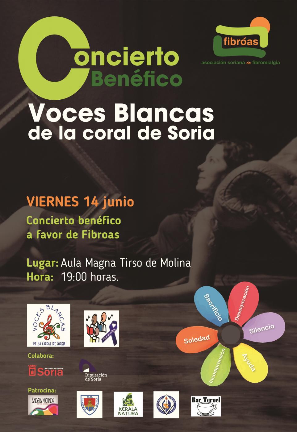 Concierto de Voces Blancas de la Coral de Soria en beneficio de la Asociación Soriana de Fibromialgia