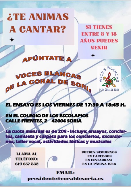 PROMOCION DE VOCES BLANCAS